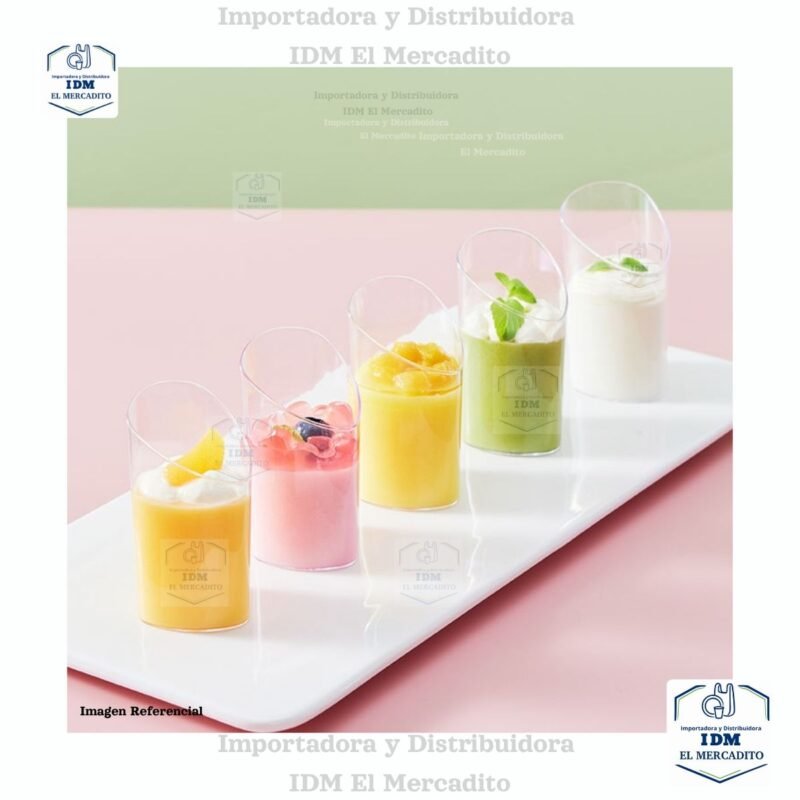 Copas cilíndricas triangulares biseladas para postres, en paquetes de 10 unidades, vasos para pudín, fiestas, gelatina, copas para pastel, tazones para pastel, tazones para postres, helado, pudines, yogur, y bodas.