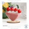 Mini tazas de postre transparentes con forma de corazón, 10 piezas, pudín de Mousse, perfecto para boda, cumpleaños, fiesta, decoración de postres