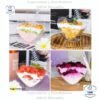 Mini tazas de postre transparentes con forma de corazón, 10 piezas, pudín de Mousse, perfecto para boda, cumpleaños, fiesta, decoración de postres
