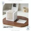 Caja de pastel rectangular mini de 11 cm con ventana transparente - Empaque de PP y PET para repostería francesa, postres, horneados y dulces.