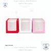 Caja de pastel rectangular mini de 11 cm con ventana transparente - Empaque de PP y PET para repostería francesa, postres, horneados y dulces.