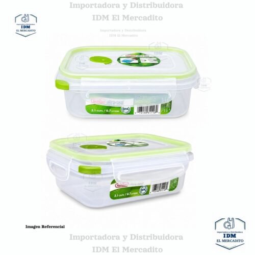 Sterilite Contenedor Rectangular de Almacenamiento de Alimentos UltraSeal de 3.1 Tazas