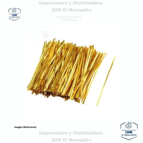 Bandas metálicas, lazos giratorios de 120 mm, 200 unidades