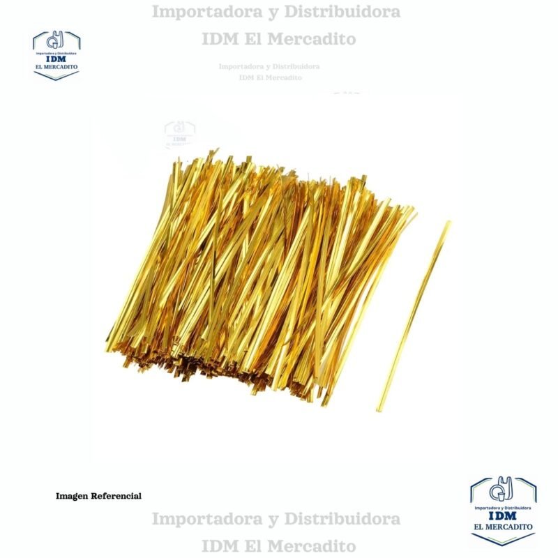 Bandas metálicas, lazos giratorios de 120 mm, 200 unidades