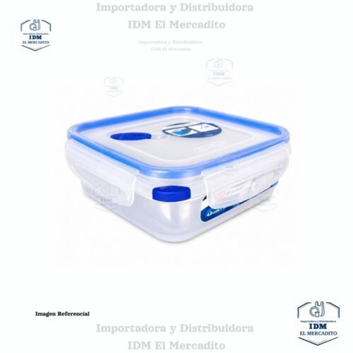 Sterilite Ultra-Seal 4.0 recipiente cuadrado, Contenedor de Almacenamiento de Alimentos con Cierre, Sello Hermético Impermeable