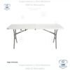 Mesa de resina plegable, 180 x 75 x 73 cm