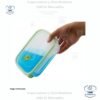 Sterilite Ultra-Seal - Recipiente rectangular de 4.5 tazas, contenedor hermético para almacenamiento de alimentos, tapa con pestillo, apto para microondas y lavavajillas, transparente
