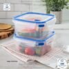 Sterilite Ultra-Seal 5.7 tazas, recipiente cuadrado, Contenedor de Almacenamiento de Alimentos con Cierre, Sello Hermético Impermeable