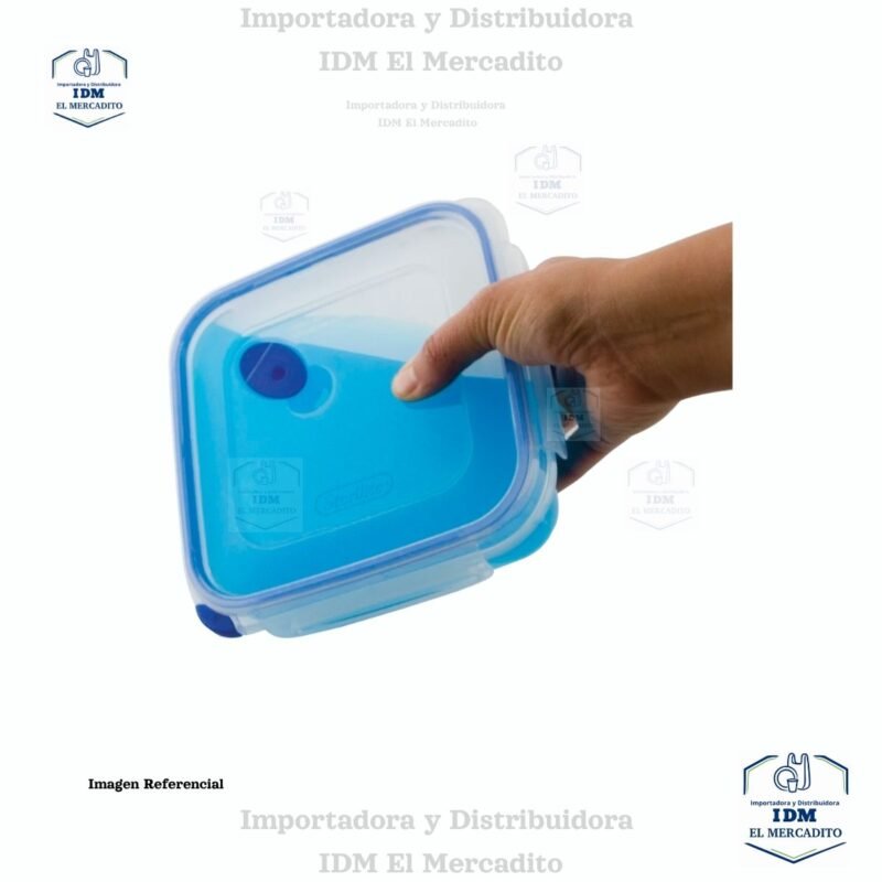 Sterilite Ultra-Seal 5.7 tazas, recipiente cuadrado, Contenedor de Almacenamiento de Alimentos con Cierre, Sello Hermético Impermeable