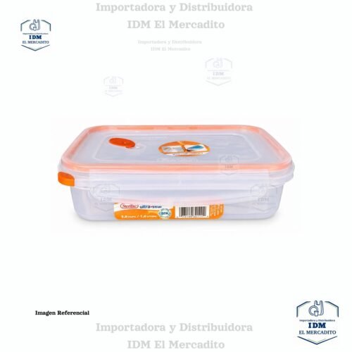 Sterilite Ultra-Seal 5.8 tazas, recipiente, Contenedor de Almacenamiento de Alimentos con Cierre, Sello Hermético Impermeable