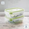 Sterilite Contenedor Rectangular de Almacenamiento de Alimentos UltraSeal de 3.1 Tazas