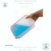Sterilite Ultra-Seal 5.8 tazas, recipiente, Contenedor de Almacenamiento de Alimentos con Cierre, Sello Hermético Impermeable