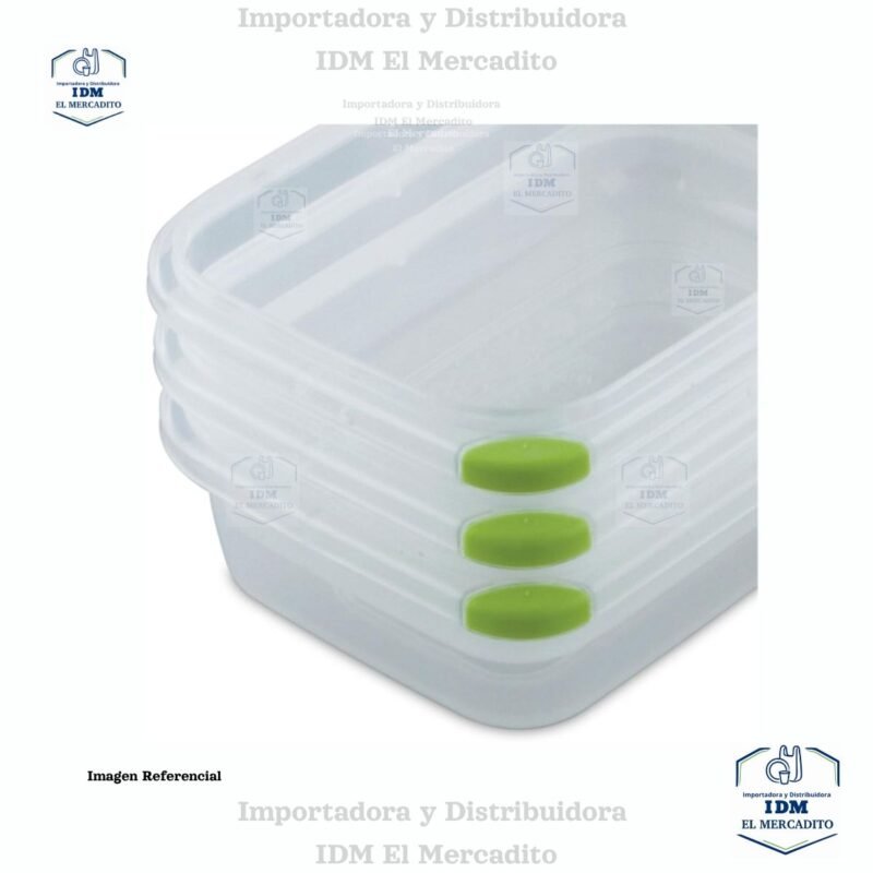 Sterilite Contenedor Rectangular de Almacenamiento de Alimentos UltraSeal de 3.1 Tazas