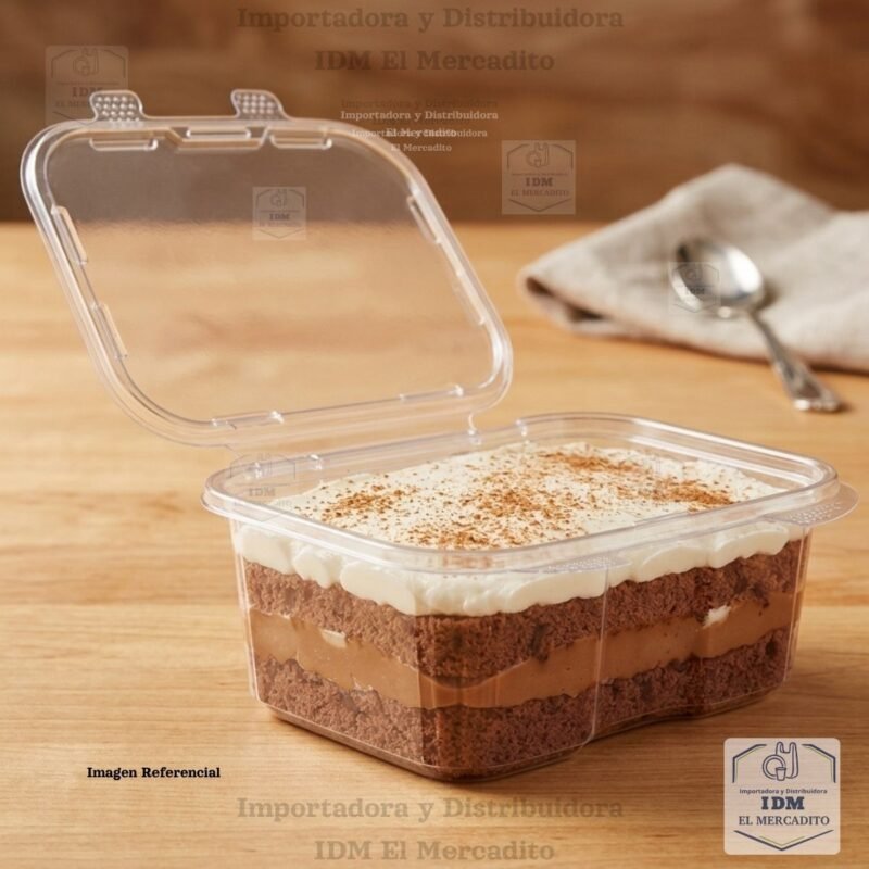 Burbuja Envase Rectangular ILOCK 24 oz, 14.6 x 17.3 x 6.78 cm