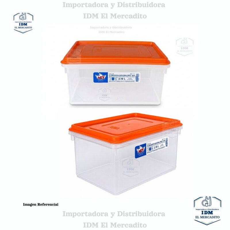 Caja Conservadora Rey # 4, 2.19 Litros