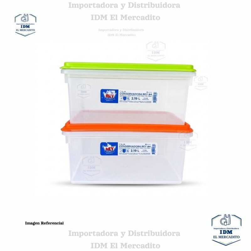Caja Conservadora Rey # 4, 2.19 Litros