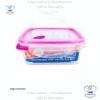 Sterlite ultra seal Contenedor Hermetic Cuadrado con Válvula 0.9 L