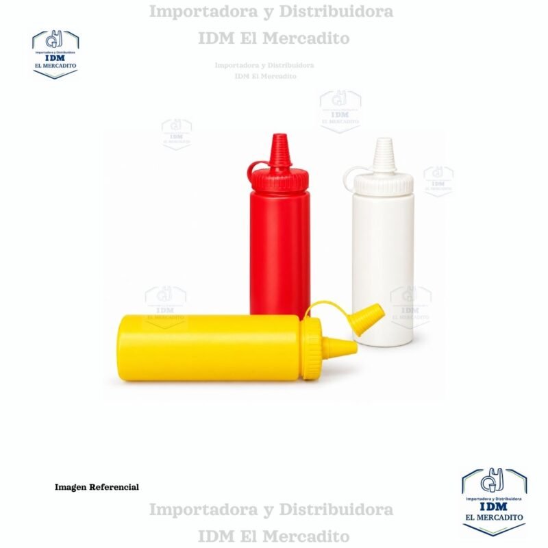 Salsera 6.5 oz, 190 ml, en colores blanco, rojo y amarillo