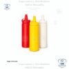 Salsera 6.5 oz, 190 ml, en colores blanco, rojo y amarillo
