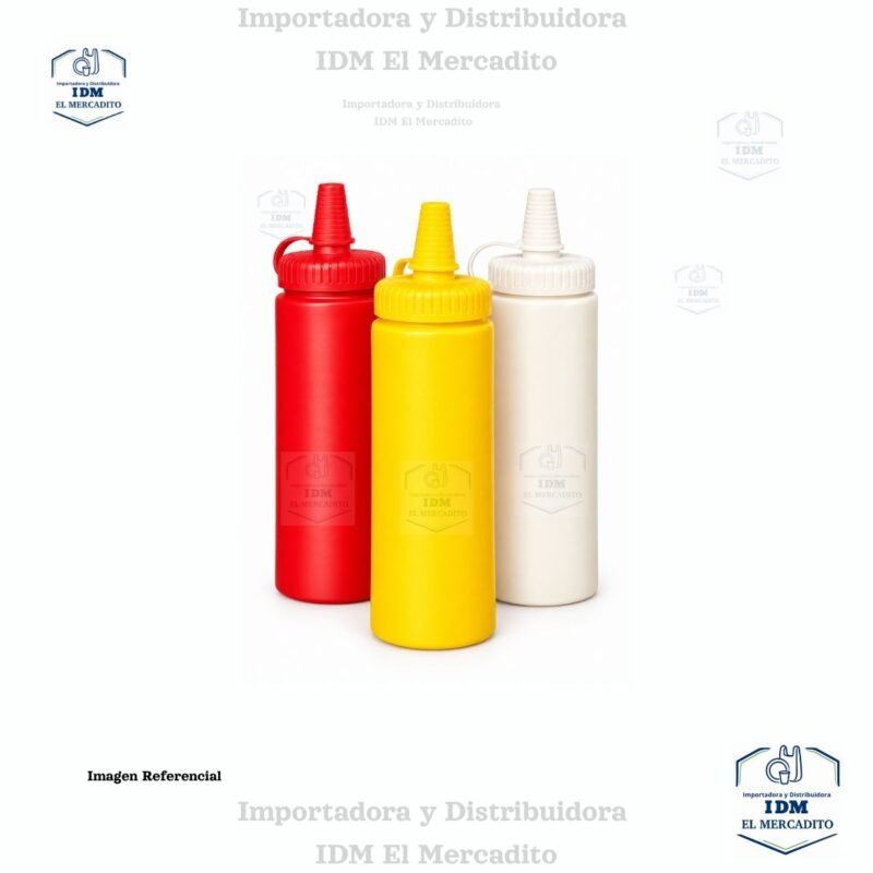 Salsera 6.5 oz, 190 ml, en colores blanco, rojo y amarillo