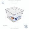 Caja Smart box A 8.2 X 8.2 cm en Policarbonato