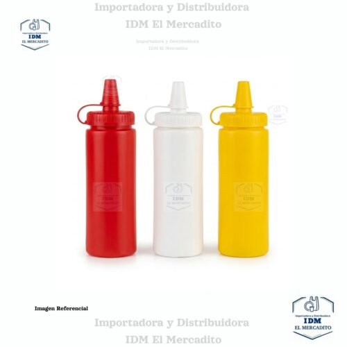 Salsera 6.5 oz, 190 ml, en colores blanco, rojo y amarillo