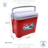 Hielera Guateplast polar capacidad 32 L