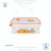 Sterilite Ultra-Seal 8.3 tazas, recipiente, Contenedor de Almacenamiento de Alimentos con Cierre, Sello Hermético Impermeable