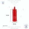 Salsera 6.5 oz, 190 ml, en colores blanco, rojo y amarillo