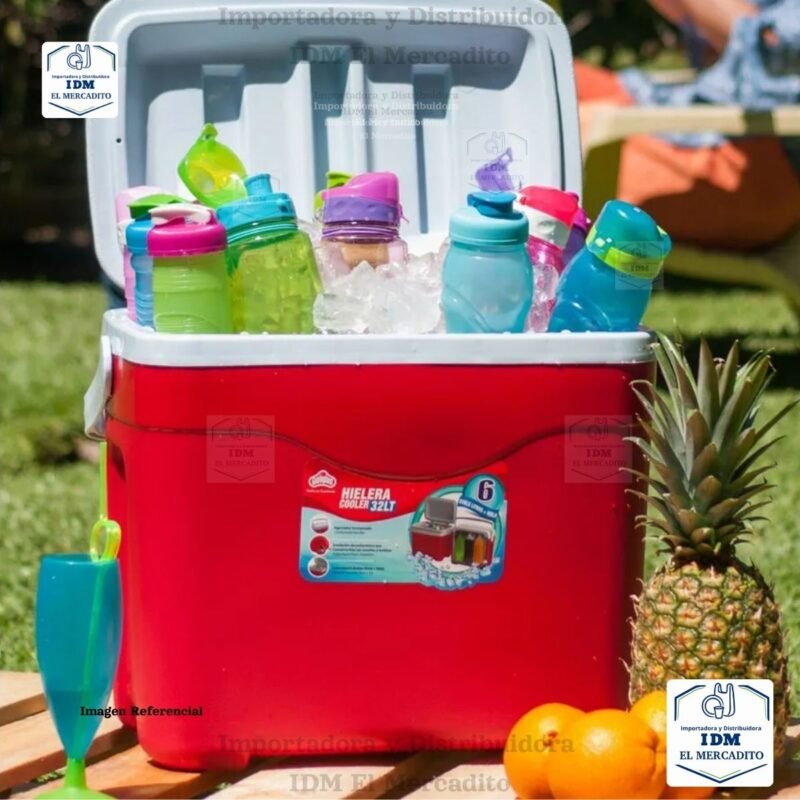 Hielera Guateplast polar capacidad 32 L
