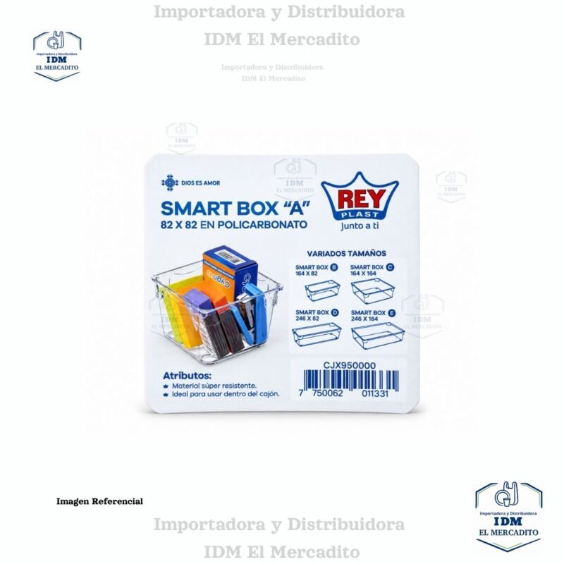 Caja Smart box A 8.2 X 8.2 cm en Policarbonato