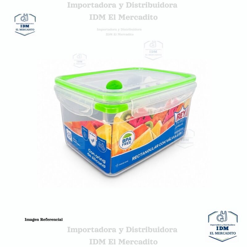 Contenedor Hermetic Rectangular con Válvula 2.8 L