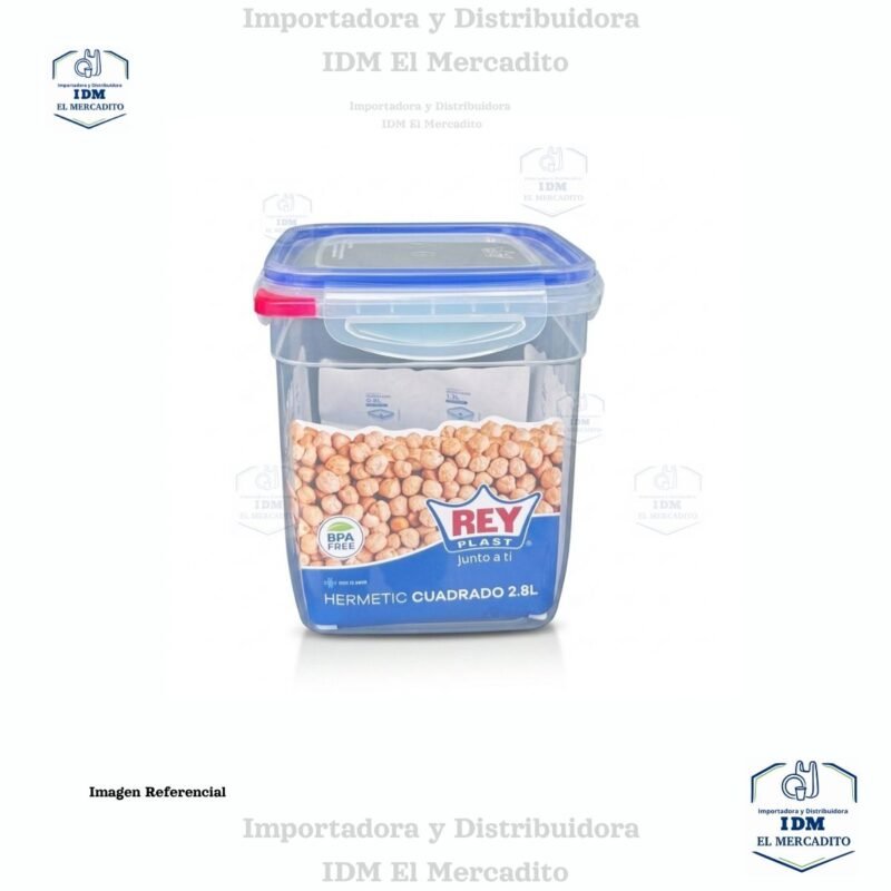 Contenedor Hermetic cuadrado con Válvula 2.8 L