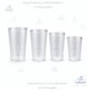 Vasos de policarbonato, semi-translucidos, en 20 oz, 16 oz, 13 oz y 9,5 oz