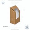 Caja Kraft para Wrap con ventana