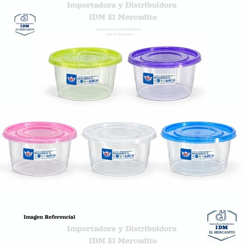 Táper Biofood Redondo 1 Litro