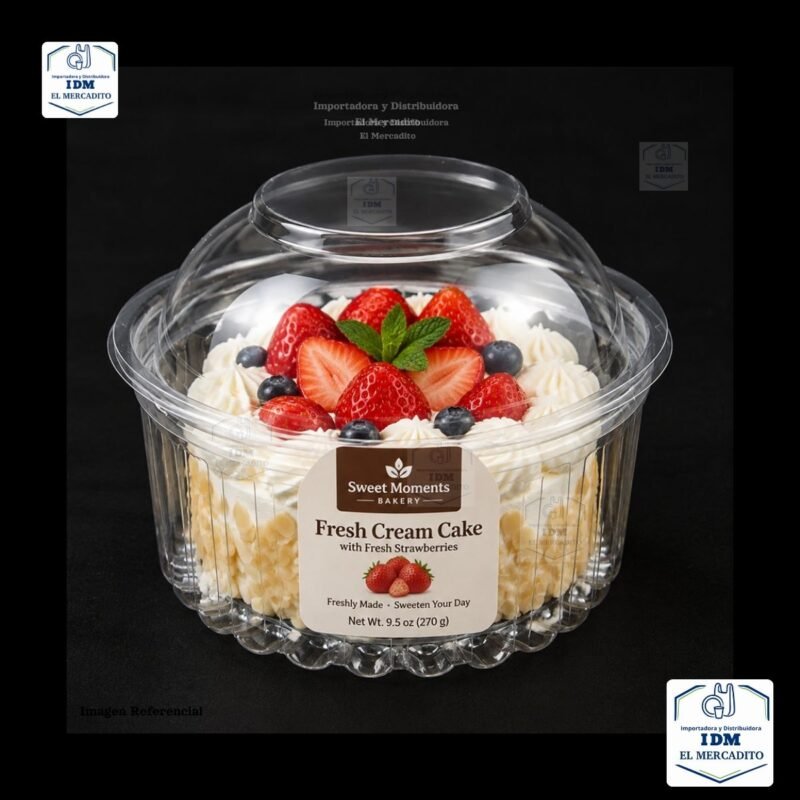 Envase plástico Redondo ILOCK 12 oz, en paquetes de 10 unidades