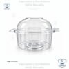 Envase plástico Redondo ILOCK 12 oz, en paquetes de 10 unidades