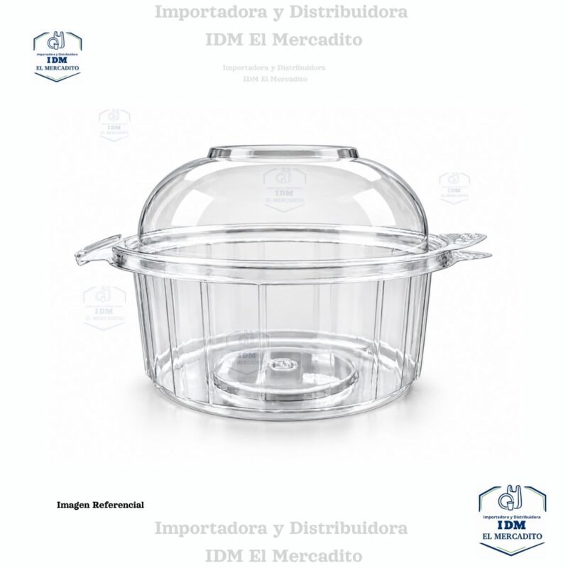 Envase plástico Redondo ILOCK 12 oz, en paquetes de 10 unidades