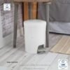 Basurero Papelera rectangular pequeña Sterilite de 1,6 galones (6,06 litros), con pedal