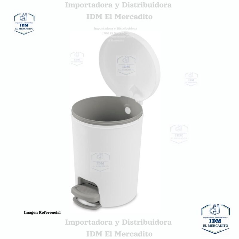 Basurero Papelera rectangular pequeña Sterilite de 1,6 galones (6,06 litros), con pedal