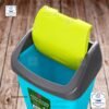 7 Basurero de plástico Princeware con tapa abatible, capacidad de 15 litros – Modelo 4515