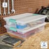 Caja organizadora plástica Sterilite grande clip box, 36 × 28 × 8,3 cm