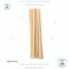 Palos de madera para algodón de azúcar, 50 unidades aproximadamente