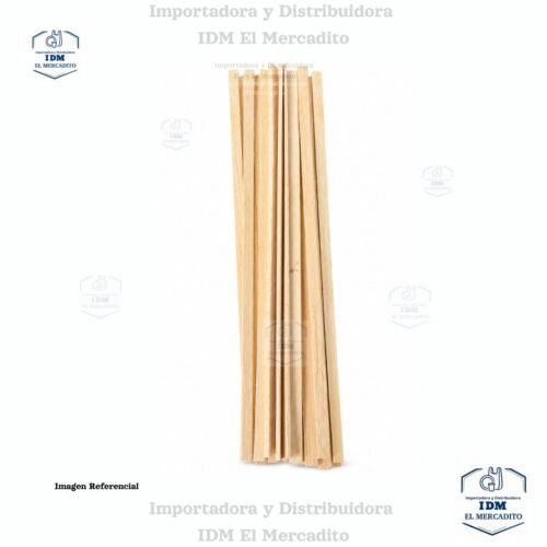Palos para alhodon de azúcar Palos de madera para algodón de azúcar, 50 unidades aproximadamente
