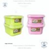Tazas cuadradas biotrigo, set de 2 unidades