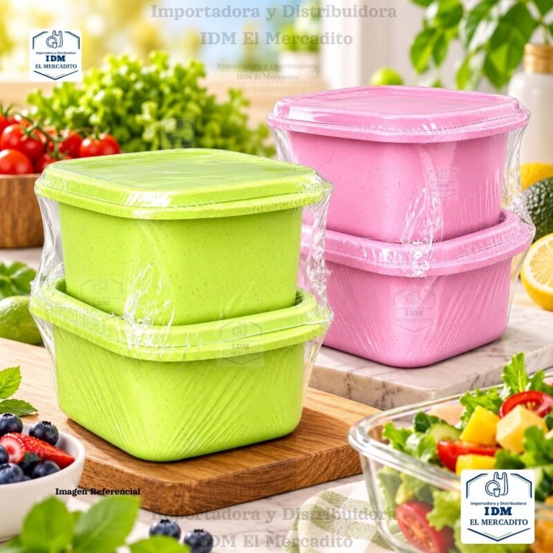 Tazas cuadradas biotrigo, set de 2 unidades