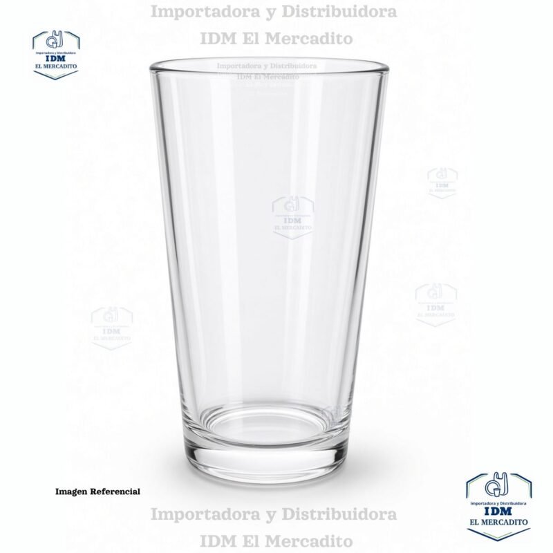 Vaso de vidrio liso de 473 ml cavana c-6129