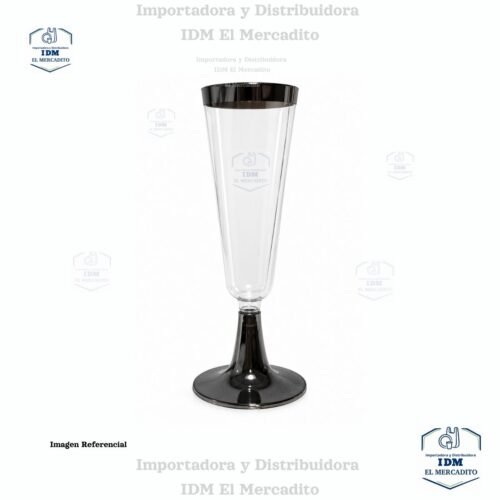 copas champan3 Copas darnel premium de 5 oz para champan plástica, 6 unidades por paquete