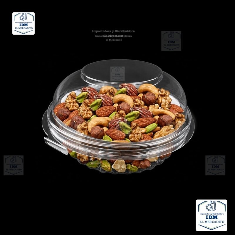 Envase plástico Redondo ILOCK 8 oz, en paquetes de 10 unidades